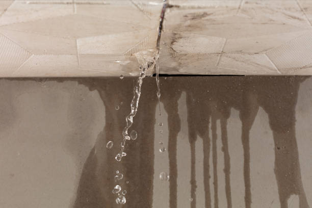 Professional Commercial Water Damage Restoration technician working in Farmland, IN
